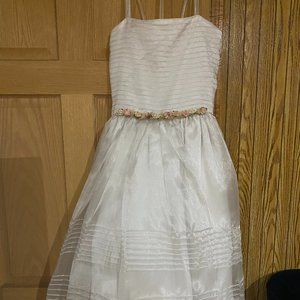 White First Communion/Baptism/ Confirmation Dress (size 12 Kids/teens)